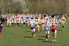 Girls Under-13s 2022 CAU Inter Counties Cross Country, Prestwold Hall, Loughborough.  Photo: David T. Hewitson/Sports for All Pics